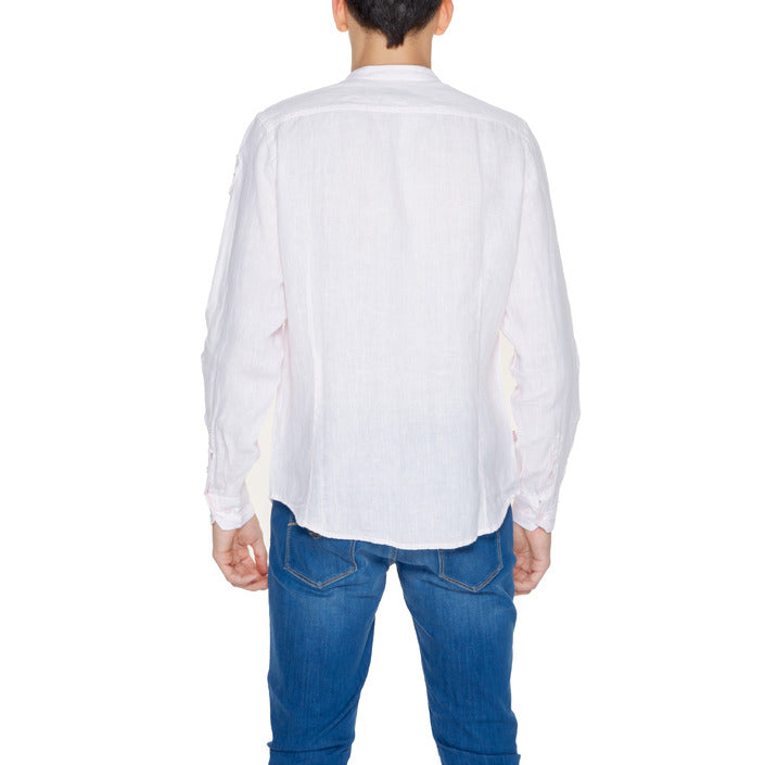 Blauer Shirt Heren