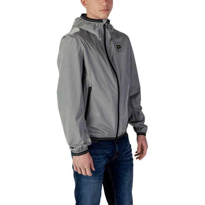 Blauer Windbreaker Heren