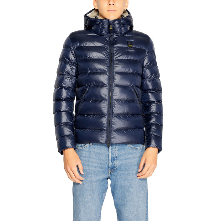 Blauer Windbreaker Heren