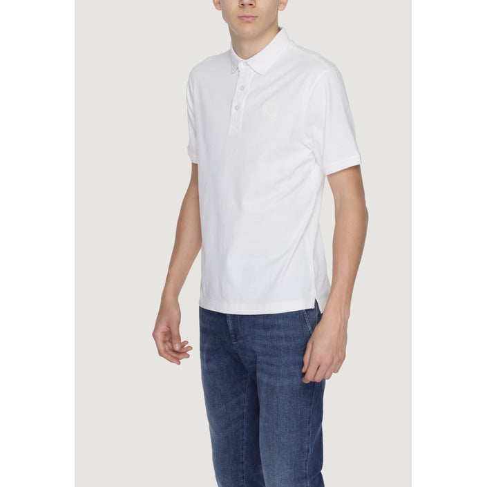 Blauer Polo Top Heren