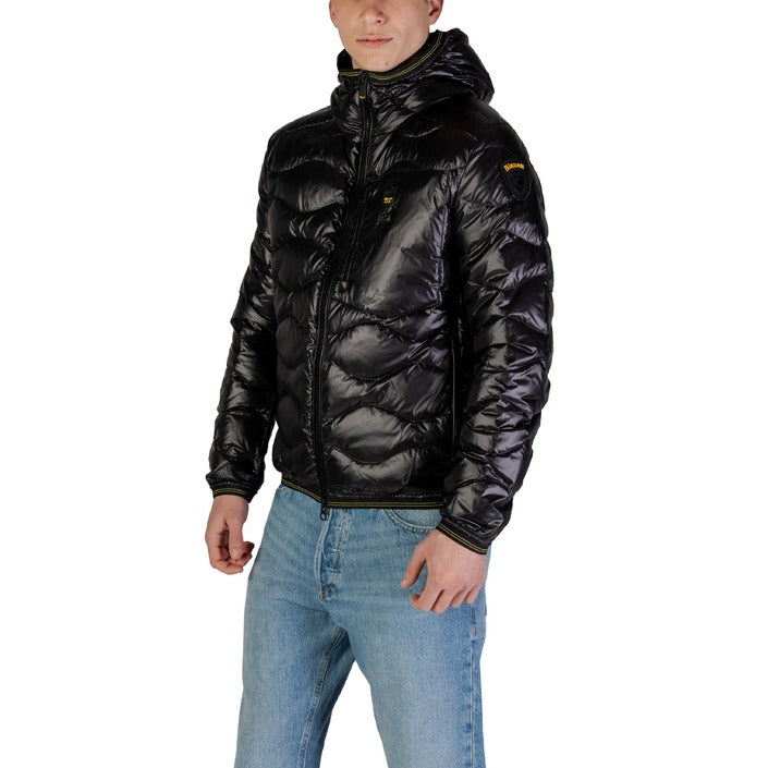 Blauer Windbreaker Heren