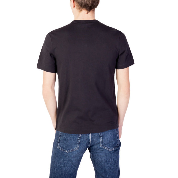 Blauer T-shirt Heren