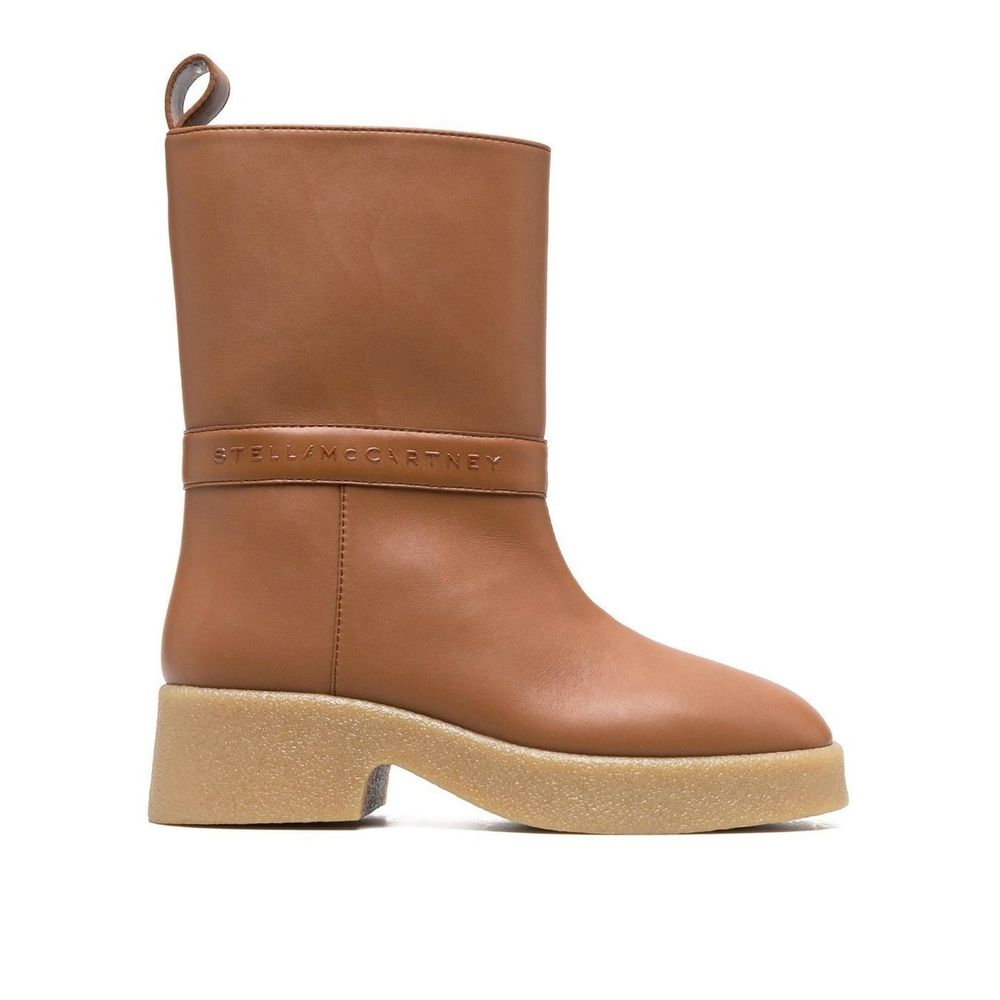 Stella McCartney Brown Polyethylene Ankle Boots