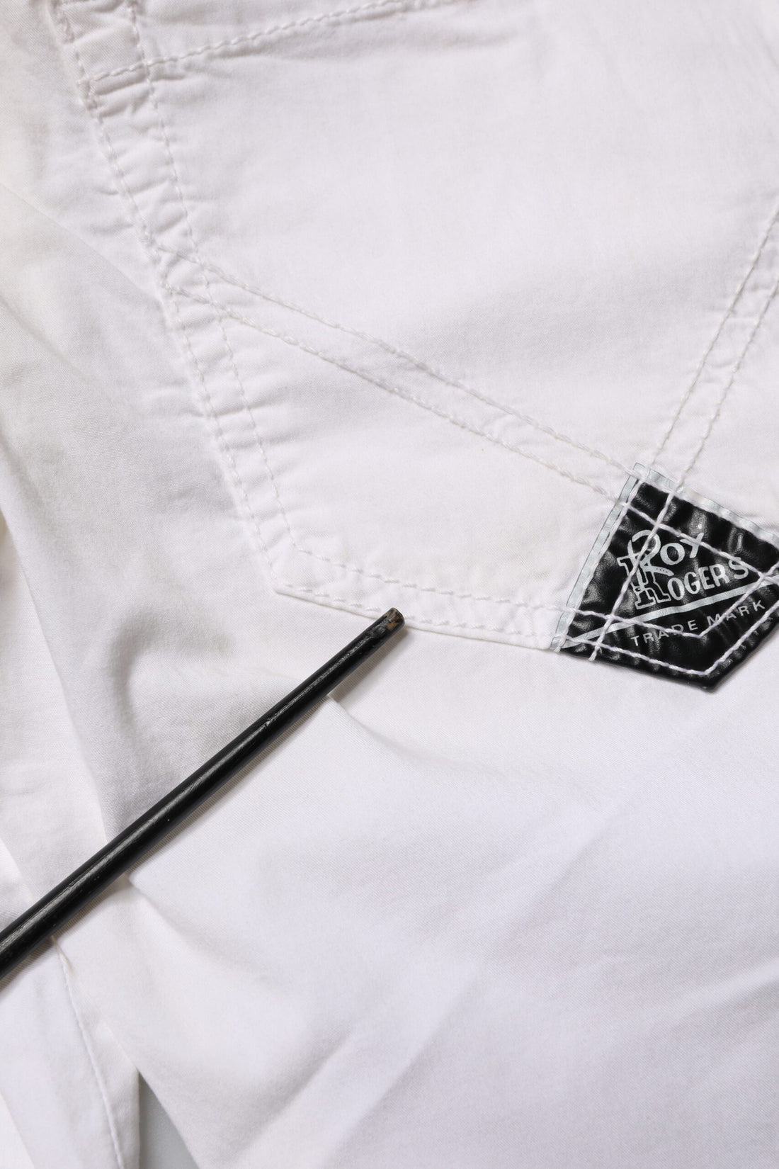 Roy Roger's White Low Waist Bootcut Flared Denim Trouser Jeans