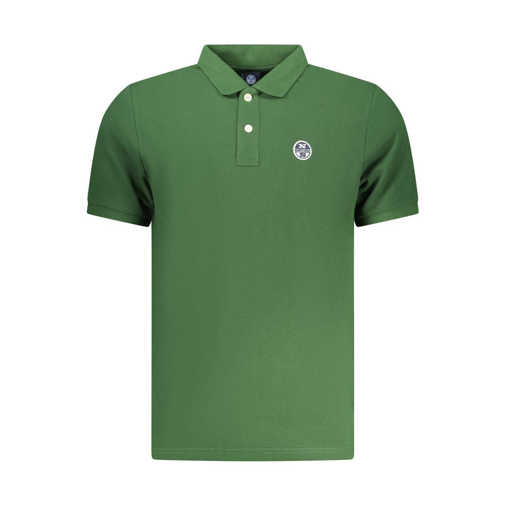 North Sails Verde Cotton Mens Polo Shirt