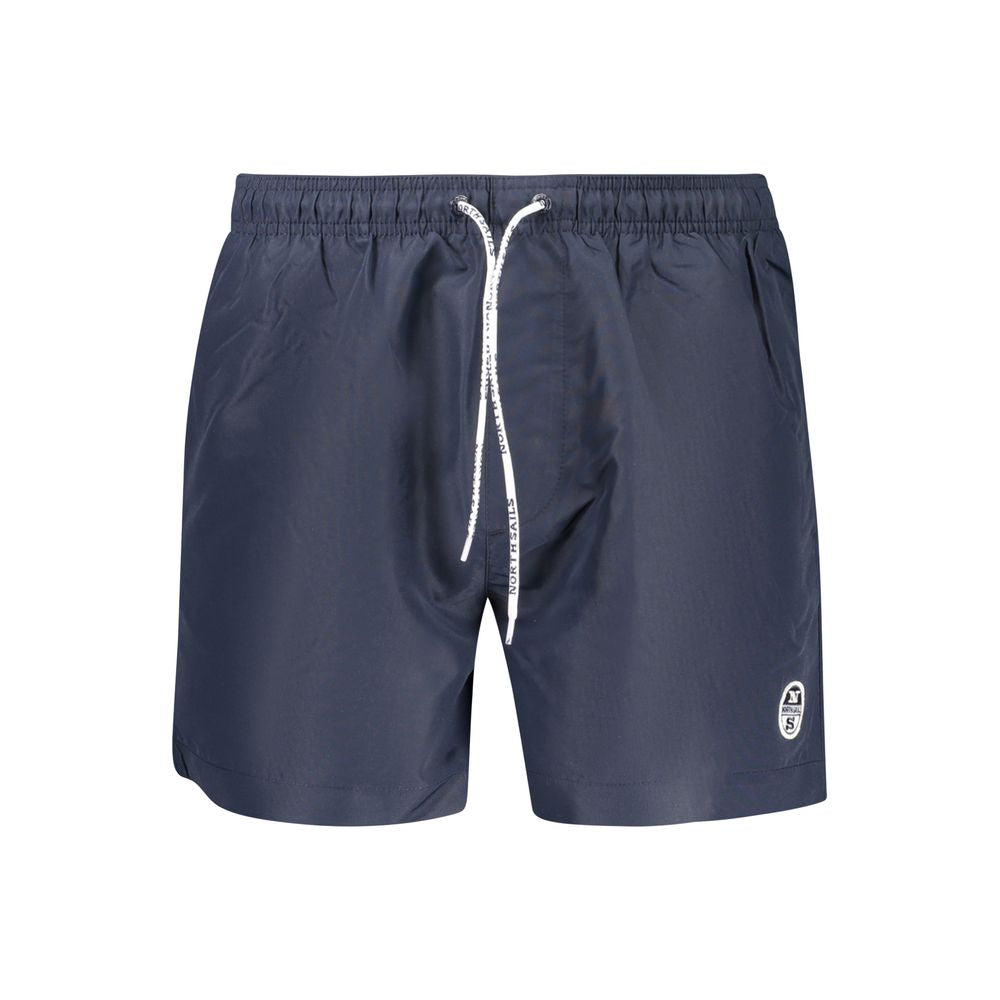 North Sails Blu Polyester Men Swim Boxer