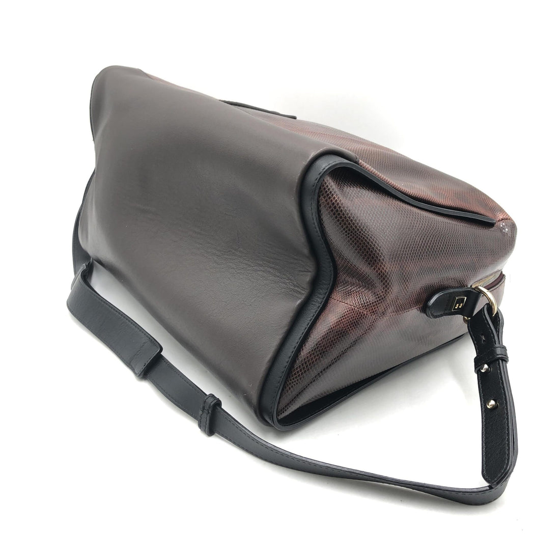 Bally Python Pattern 2WAY Boston Bag