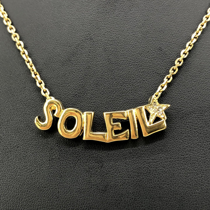 Saint Laurent Soleil Designer Statement Necklace