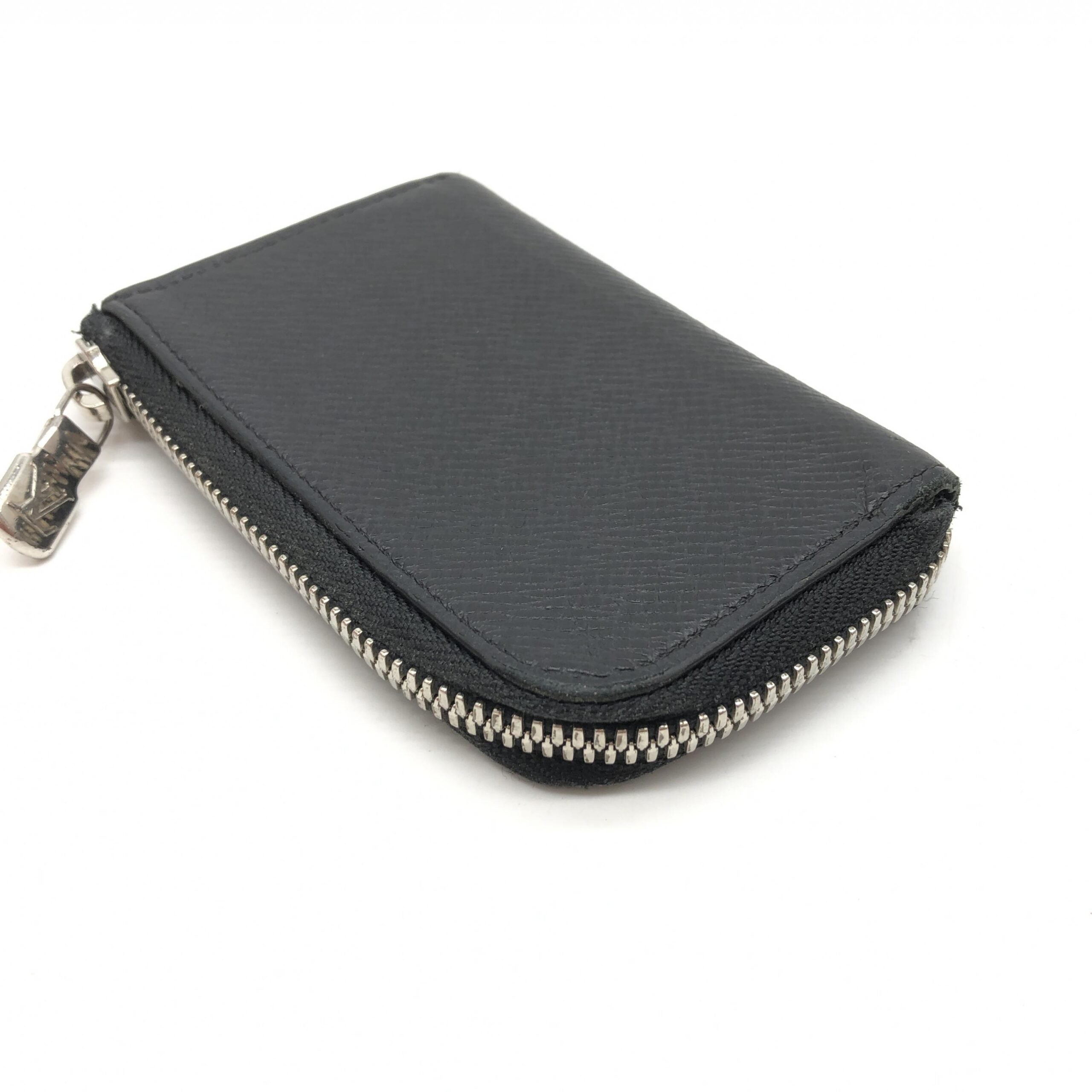 Louis Vuitton Taiga Zippy Coin Purse In Black