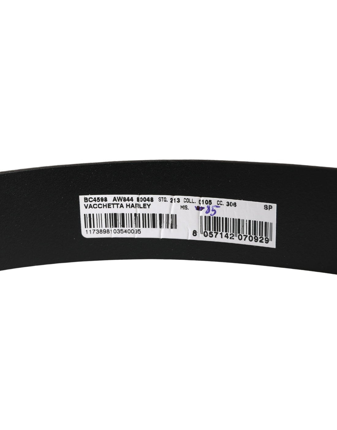 Dolce & Gabbana Men Brown Classic Leather Metal Buckle Belt