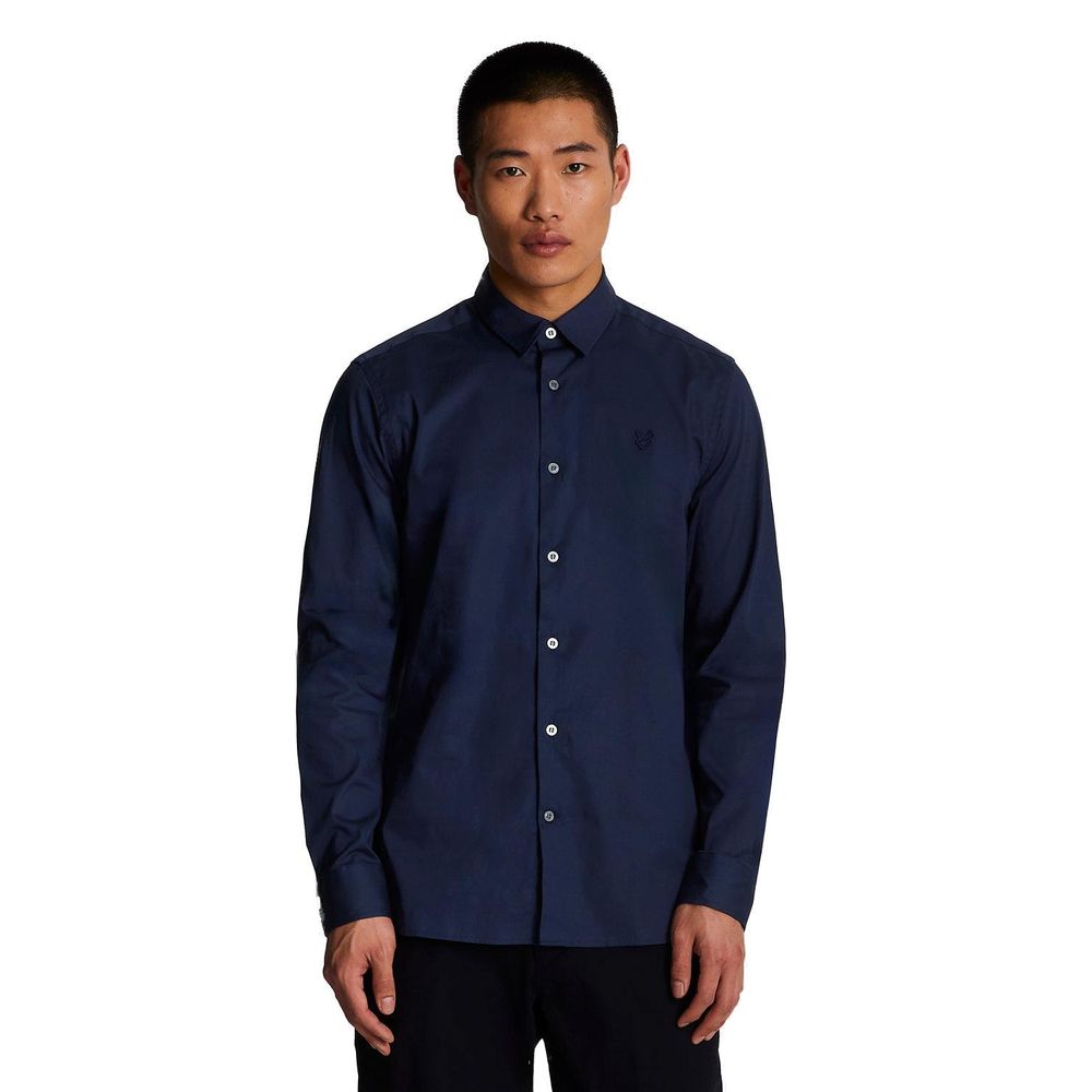 Lyle & Scott Blue Cotton Dress Shirt
