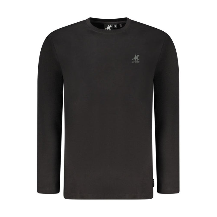 U.S. Grand Polo Black Cotton Men's T-Shirt
