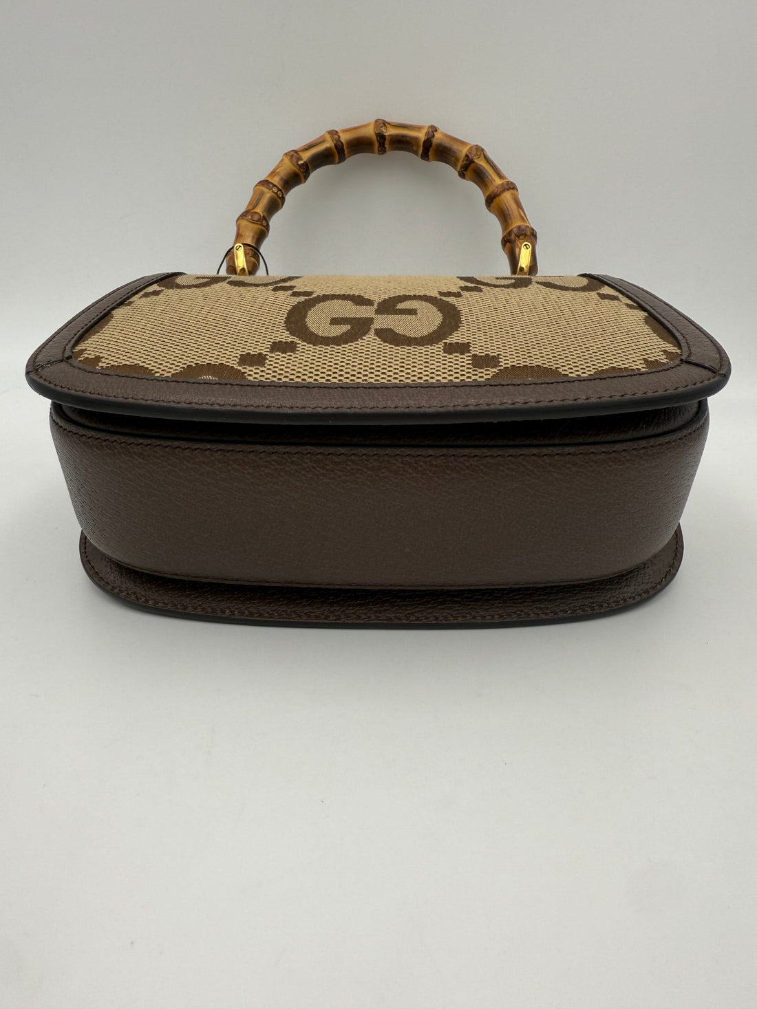 Gucci GUCCI BAMBOO 1947 GG Canvas Handbag