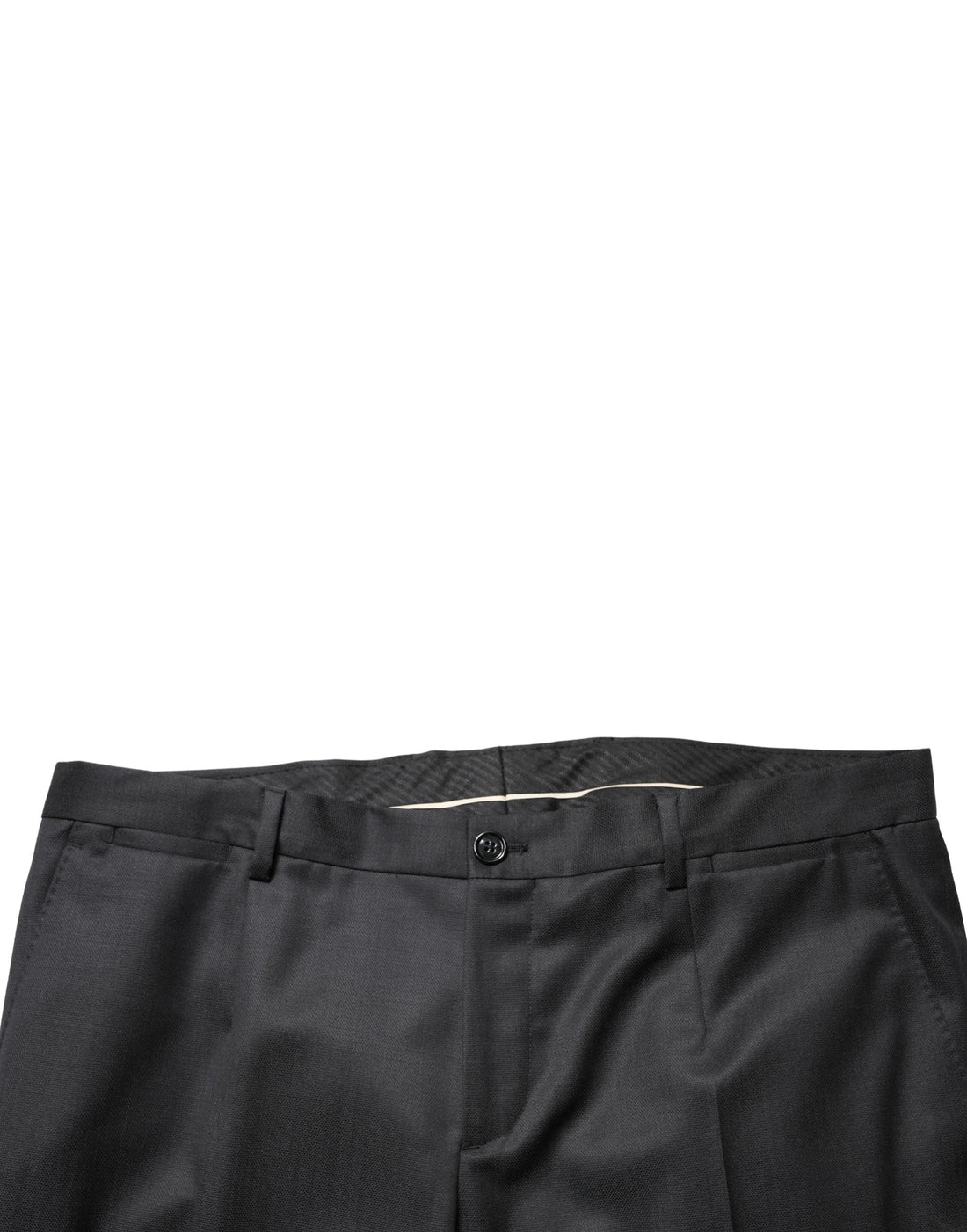 Dolce & Gabbana Black Wool 2 Buttons Formal 2 Piece Suit