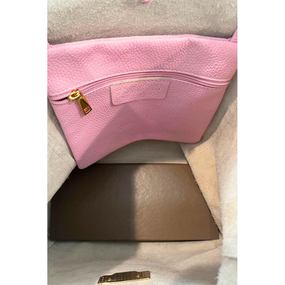 Baldinini Trend Pink Leather Women Bag