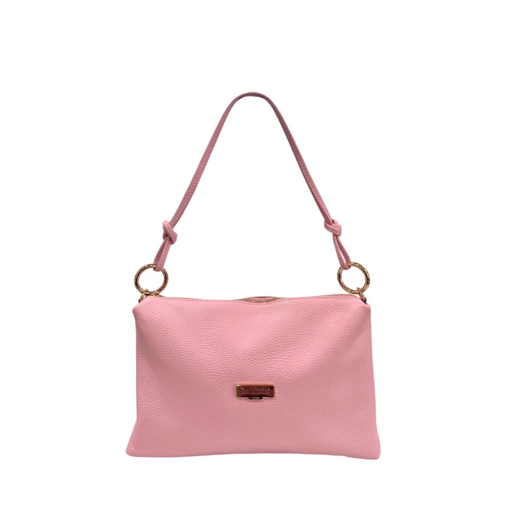 Baldinini Trend Pink Leather Women Bag