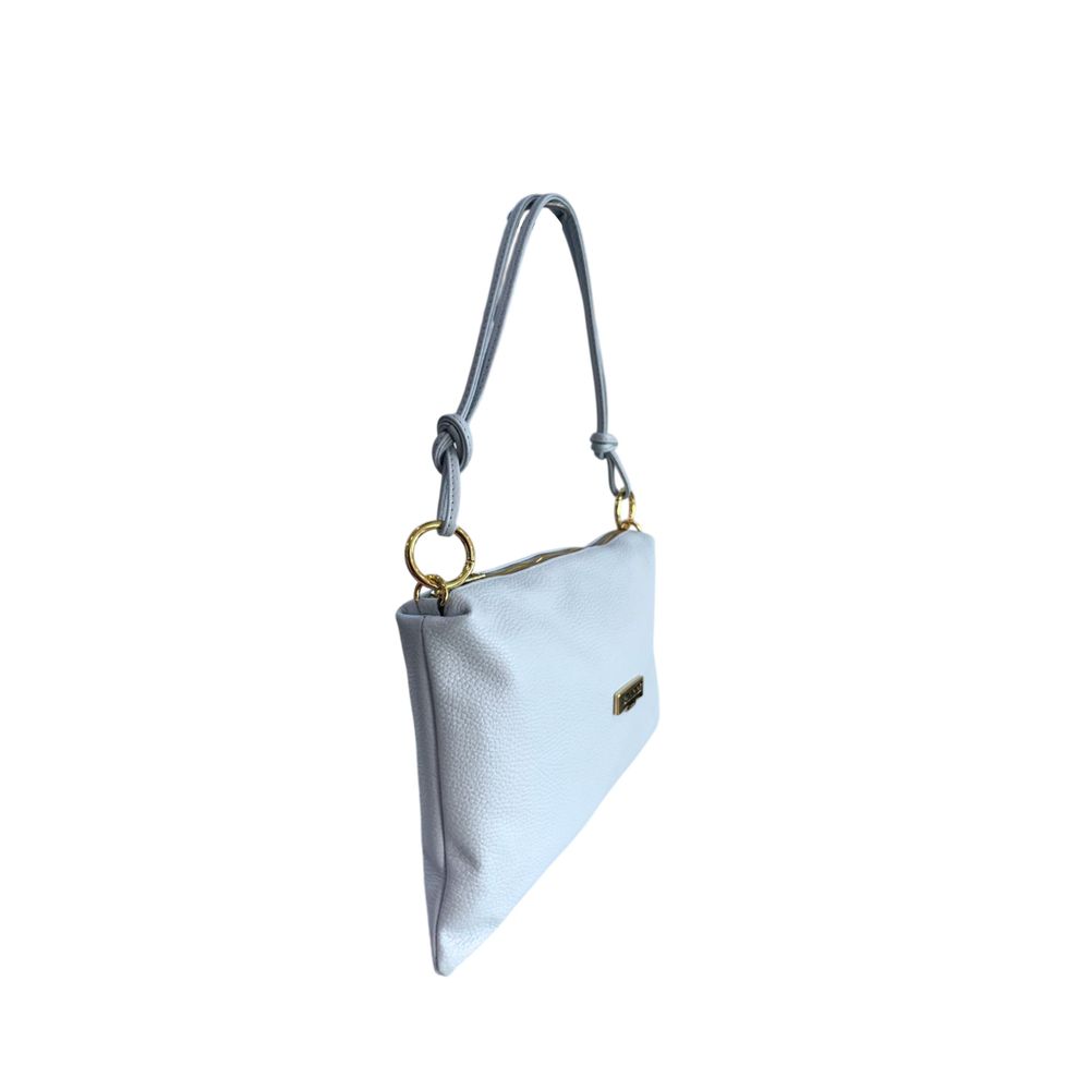 Baldinini Trend Blue Leather Women Bag