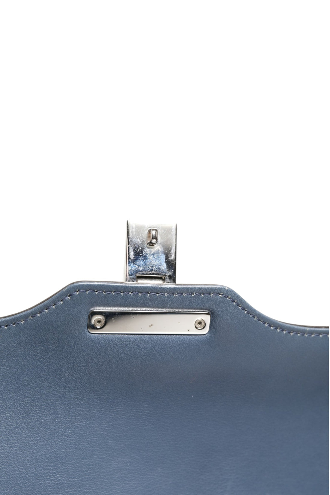 Gucci Blue Smooth Leather Lady Lock Shouler Bag
