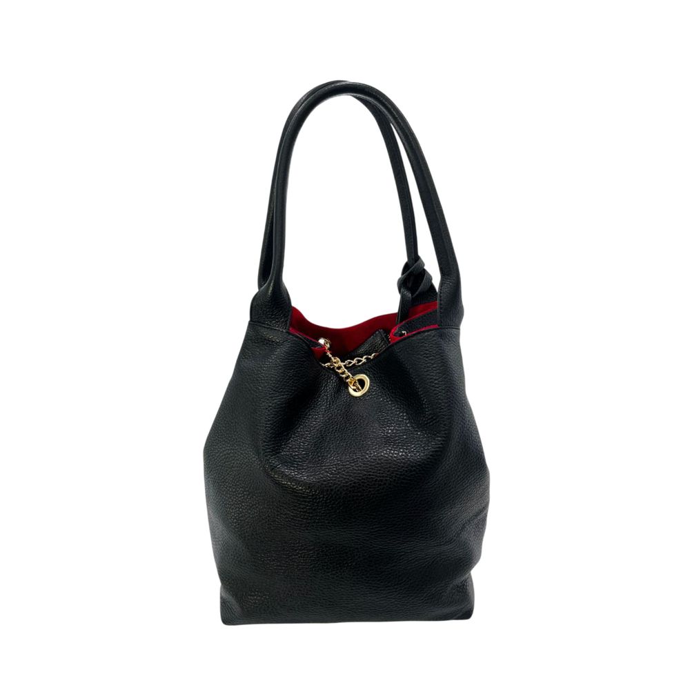 Baldinini Trend Black Cow Women Shoulder Bag