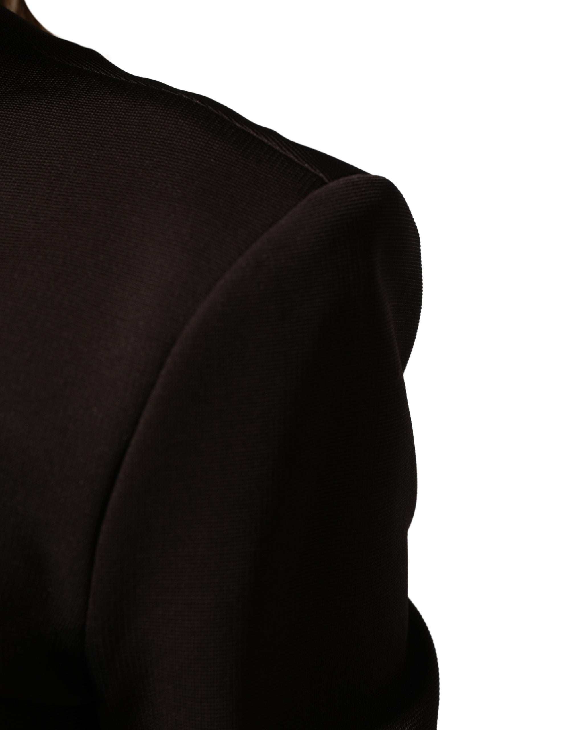 Bruine Coltrui Jersey Lange Maxi Jurk