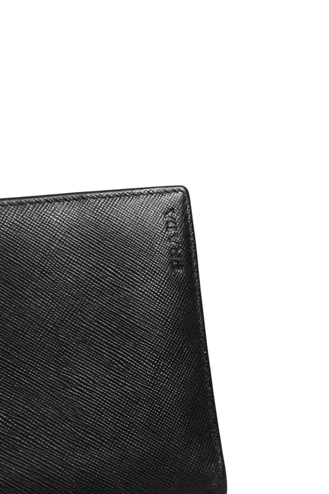 Prada Saffiano Leather Slim Card Holder Wallet