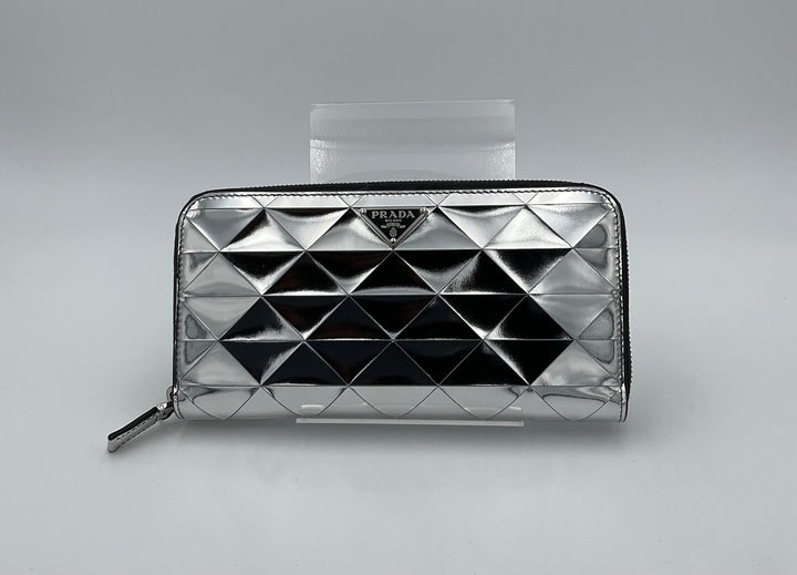Prada PRADA Laminated Leather Wallet