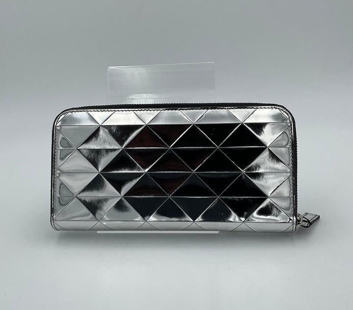 Prada PRADA Laminated Leather Wallet