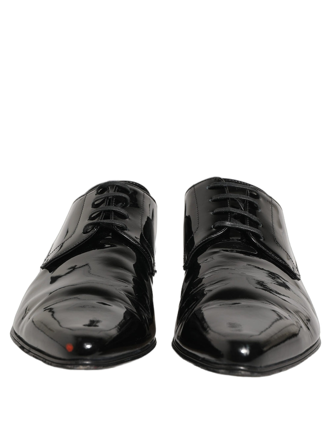 Dolce & Gabbana Black Leather Derby Dress Men Formal Shoes