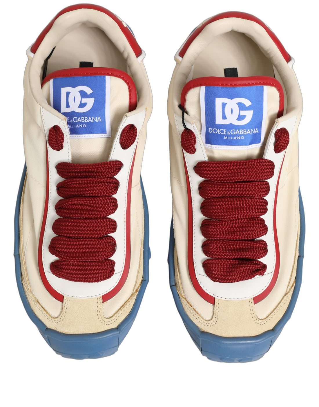 Dolce & Gabbana Multicolor Old Runner Lace Up Sneakers Shoes