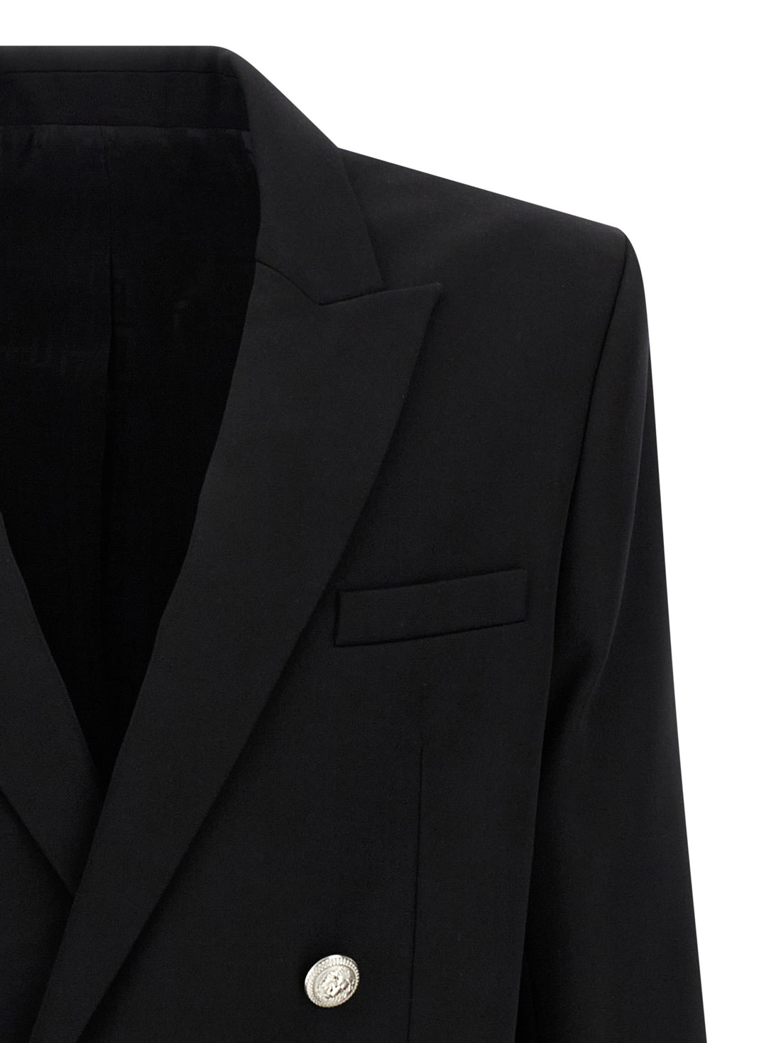 Balmain Black Virgin Wool Blazer