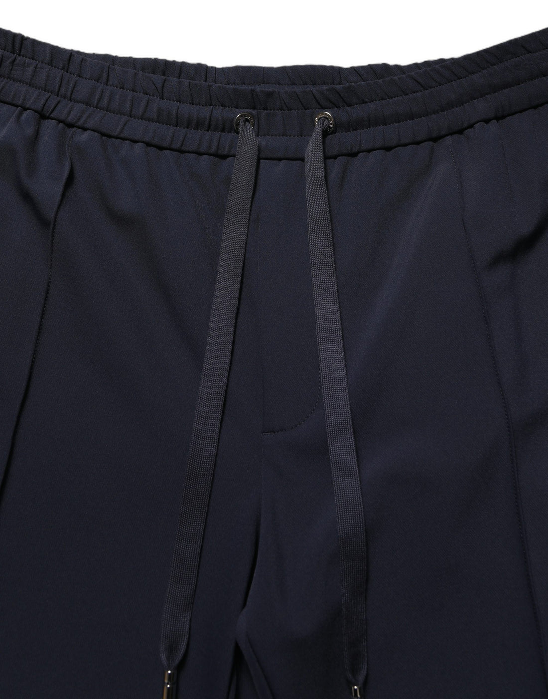 Dolce & Gabbana Dark Blue Drawstring Nylon Jogger Sweatpants Pants