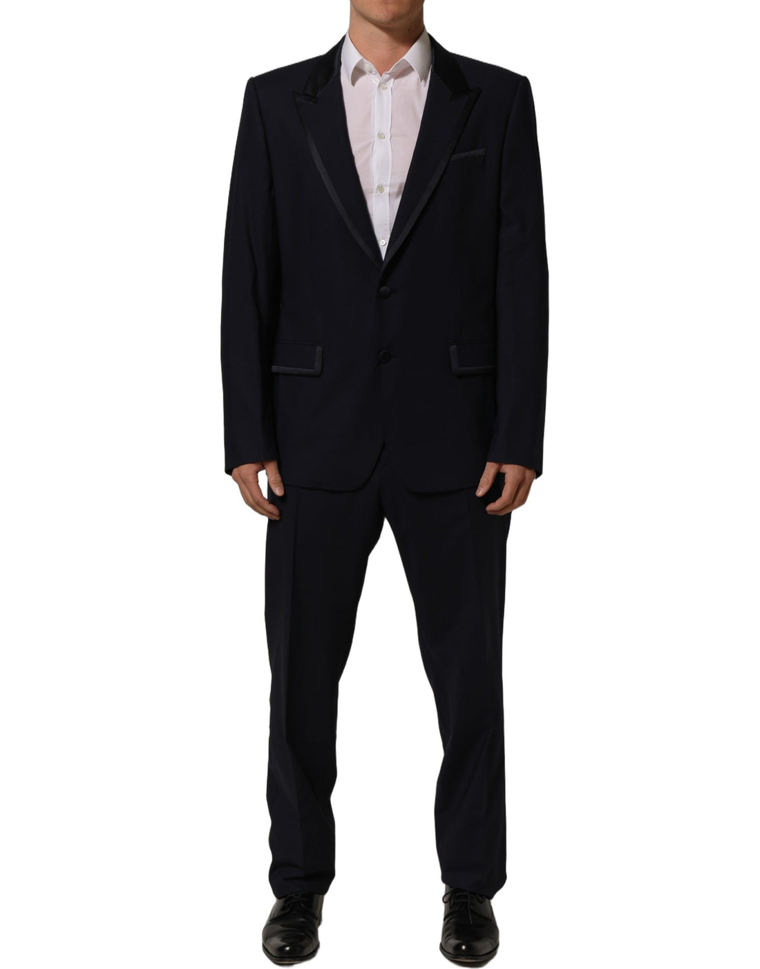 Dolce & Gabbana Dark Blue Single Breasted 2 Piece Men Suit