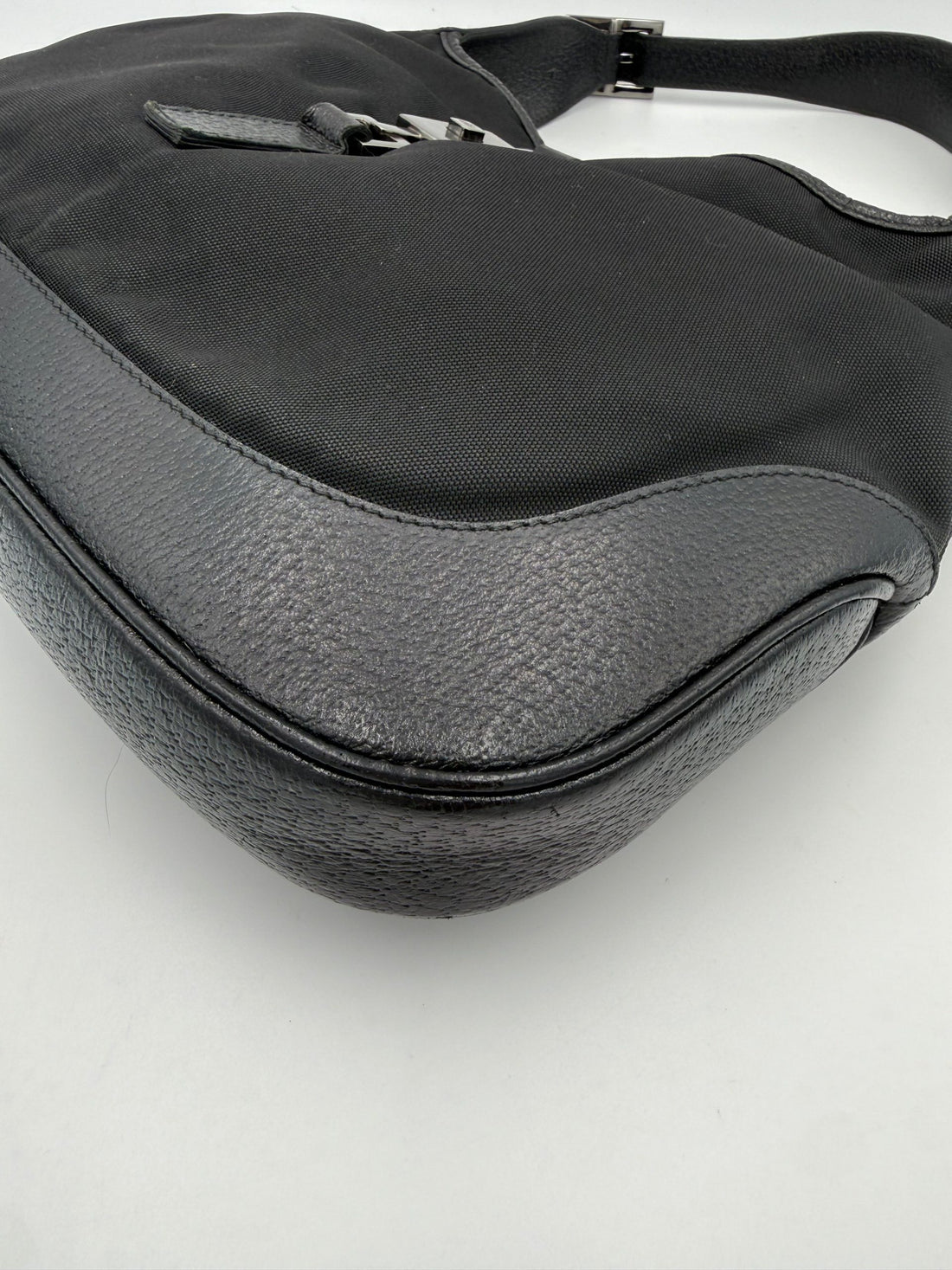 Gucci GUCCI JACKIE Leather and Canvas Handbag