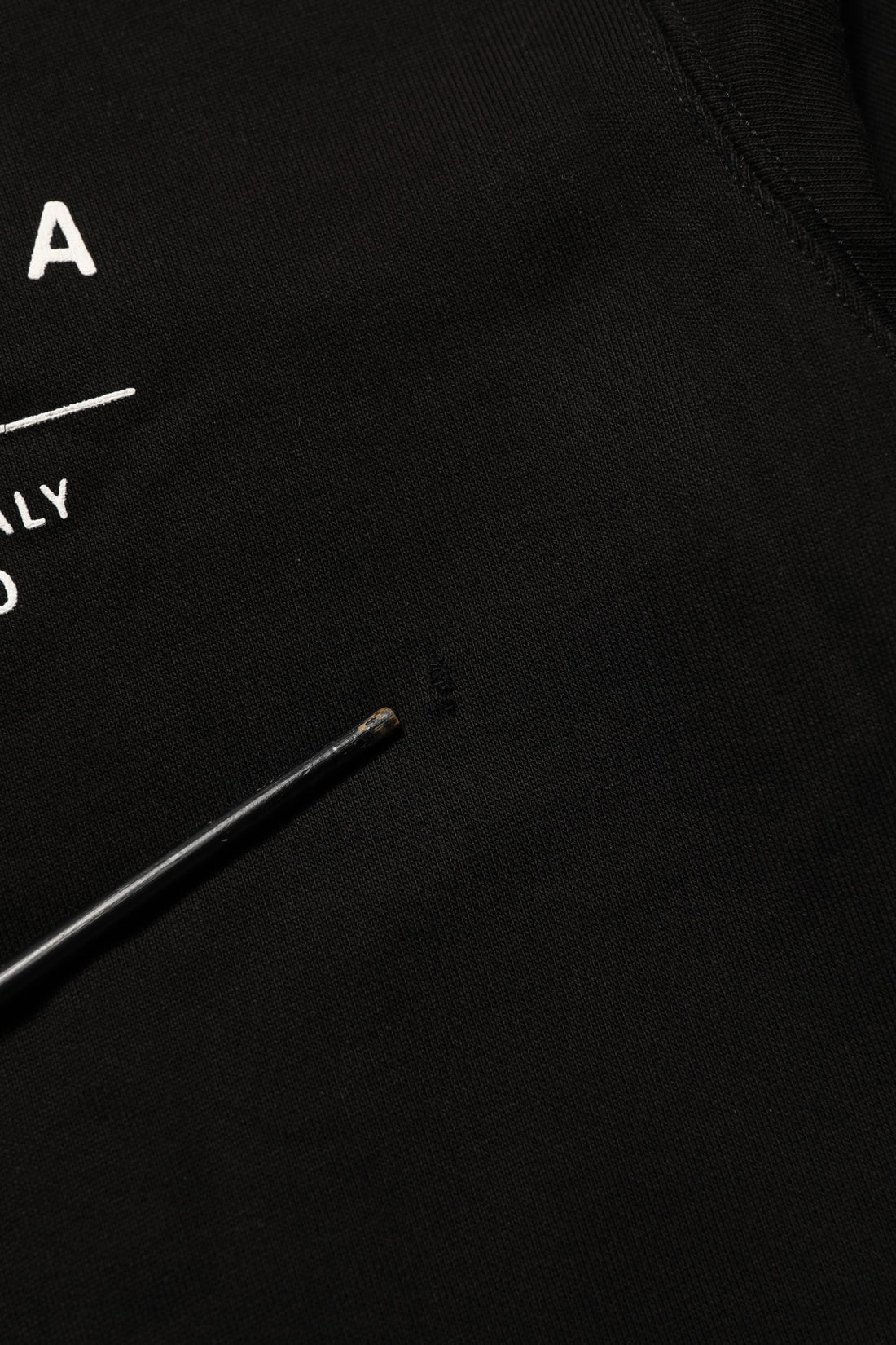 Dolce & Gabbana Black Cotton Logo Print Sweatshirt Sweater