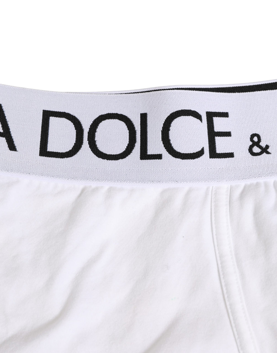 Dolce & Gabbana White Cotton Stretch Regular Boxer Underwear