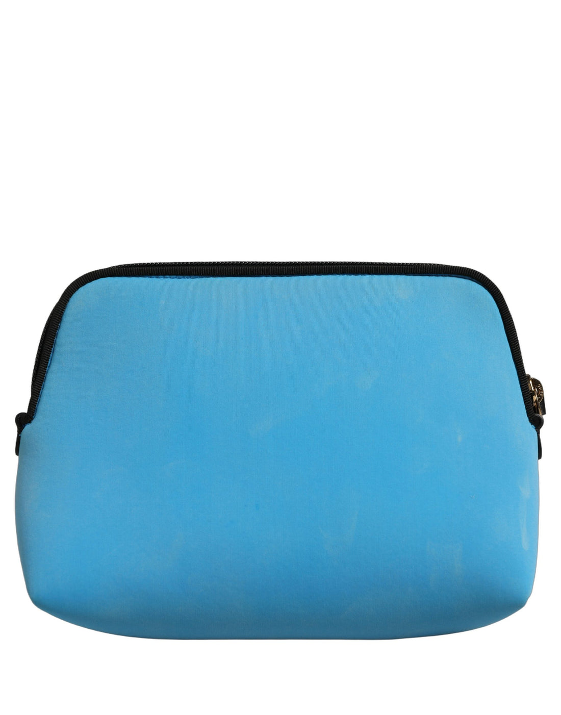 Dolce & Gabbana Blue Nylon DG Logo Print Clutch Zip Women Borse Pouch Bag