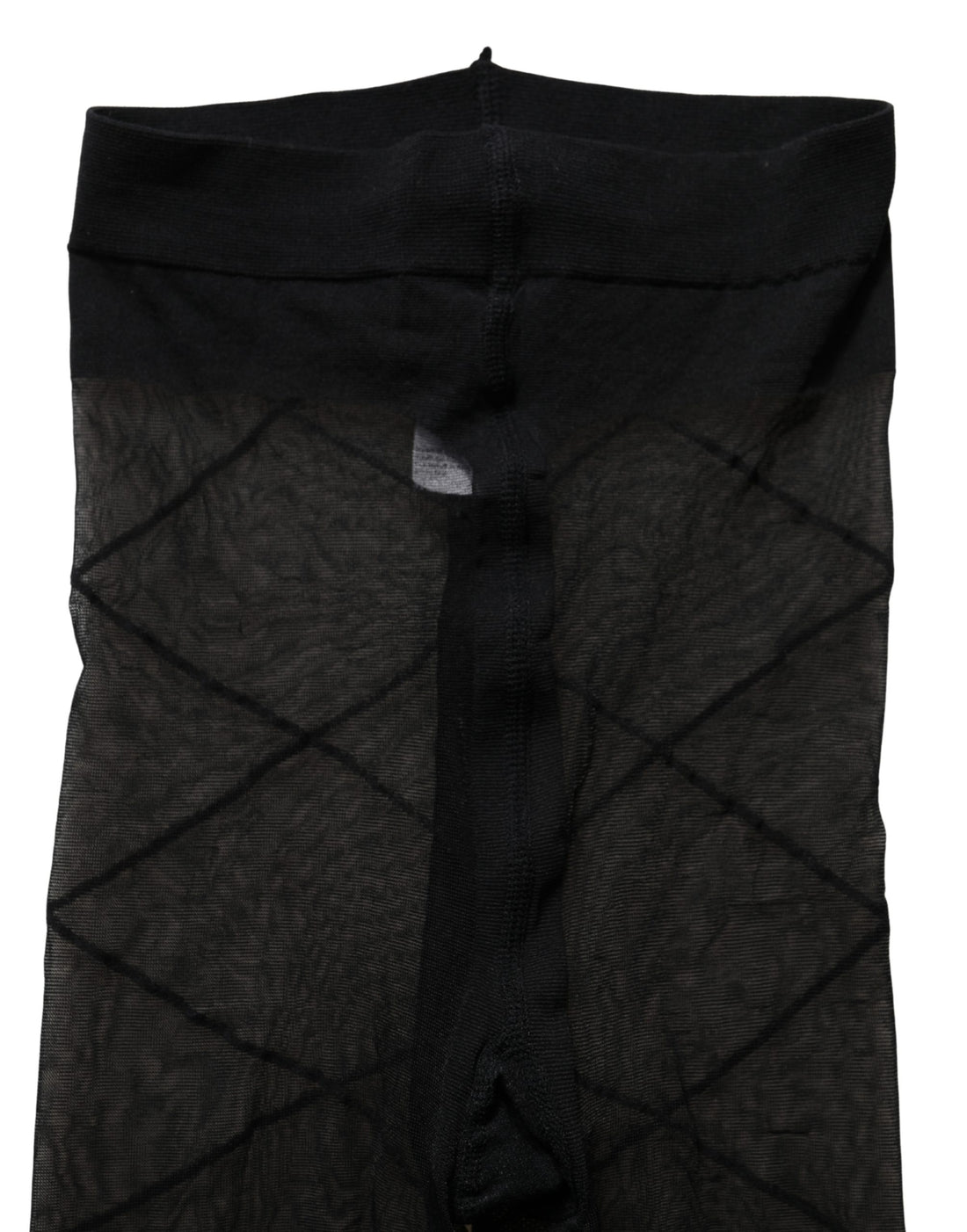 Dolce & Gabbana Black Nylon Sheer Tights Stocking Pantyhose Socks