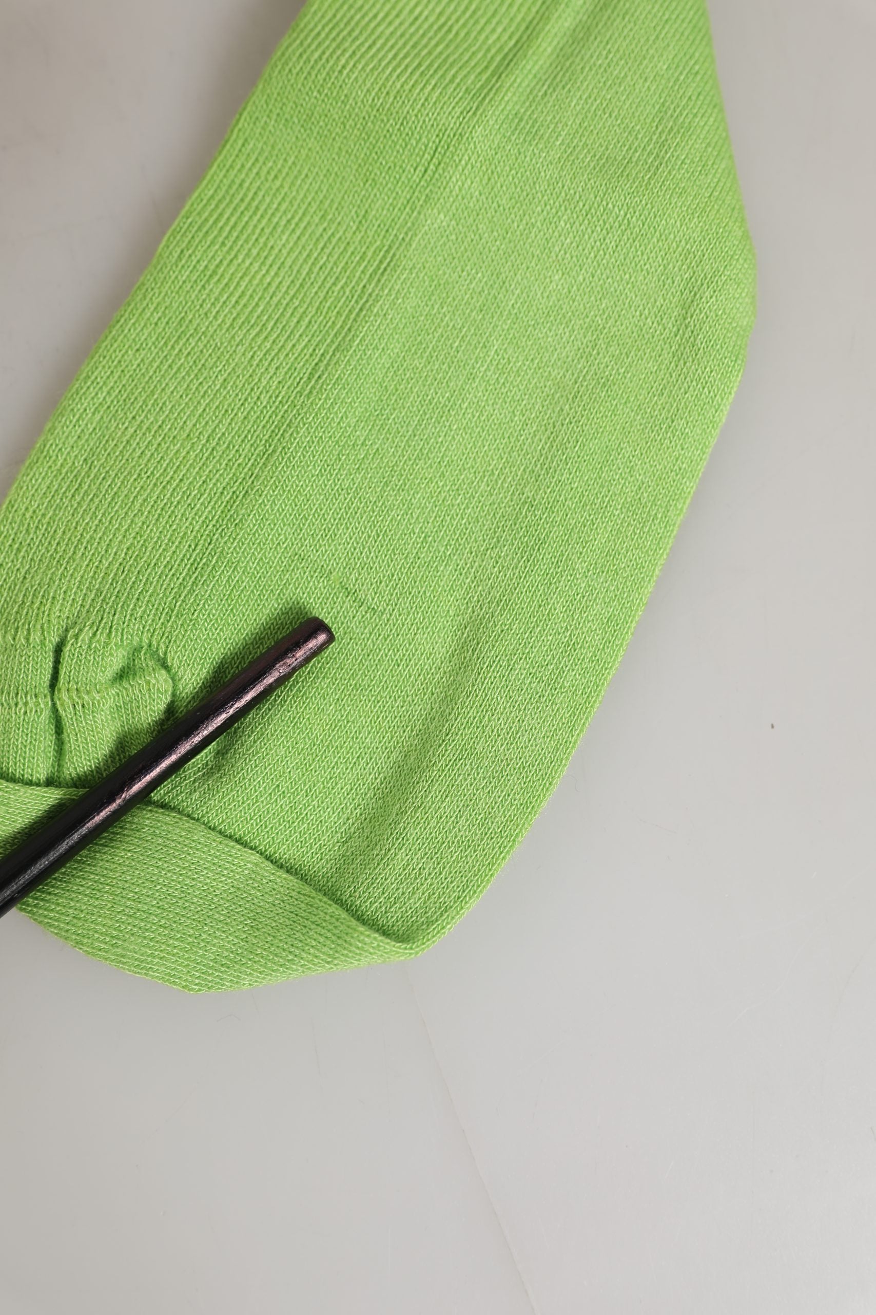 Dolce & Gabbana Men Green Viscose Over The Calf Accessory Socks