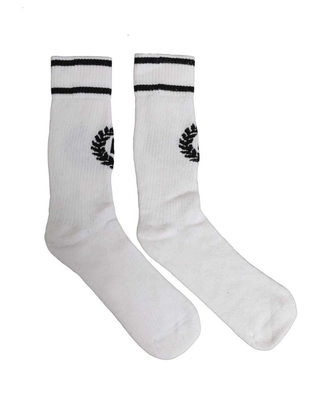 Dolce & Gabbana White Cotton DG Logo Mid Calf Accessory Socks