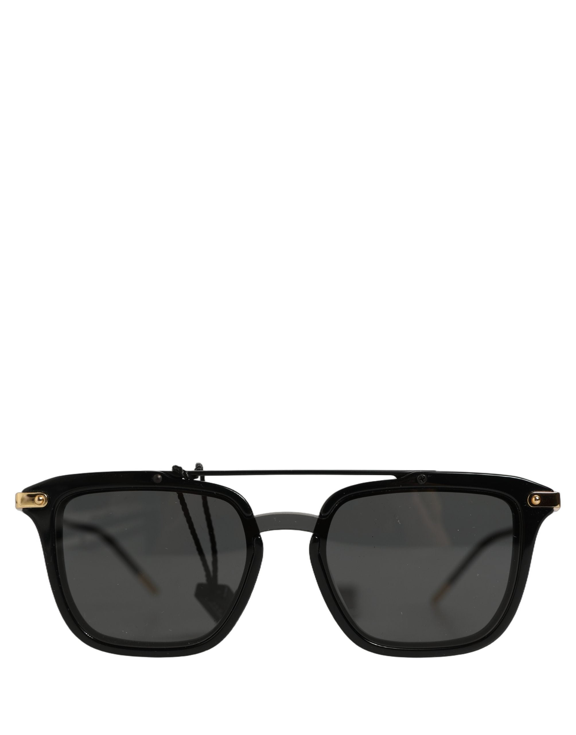 Dolce & Gabbana Black DG4327F Double Bridge Square Frame Sunglasses