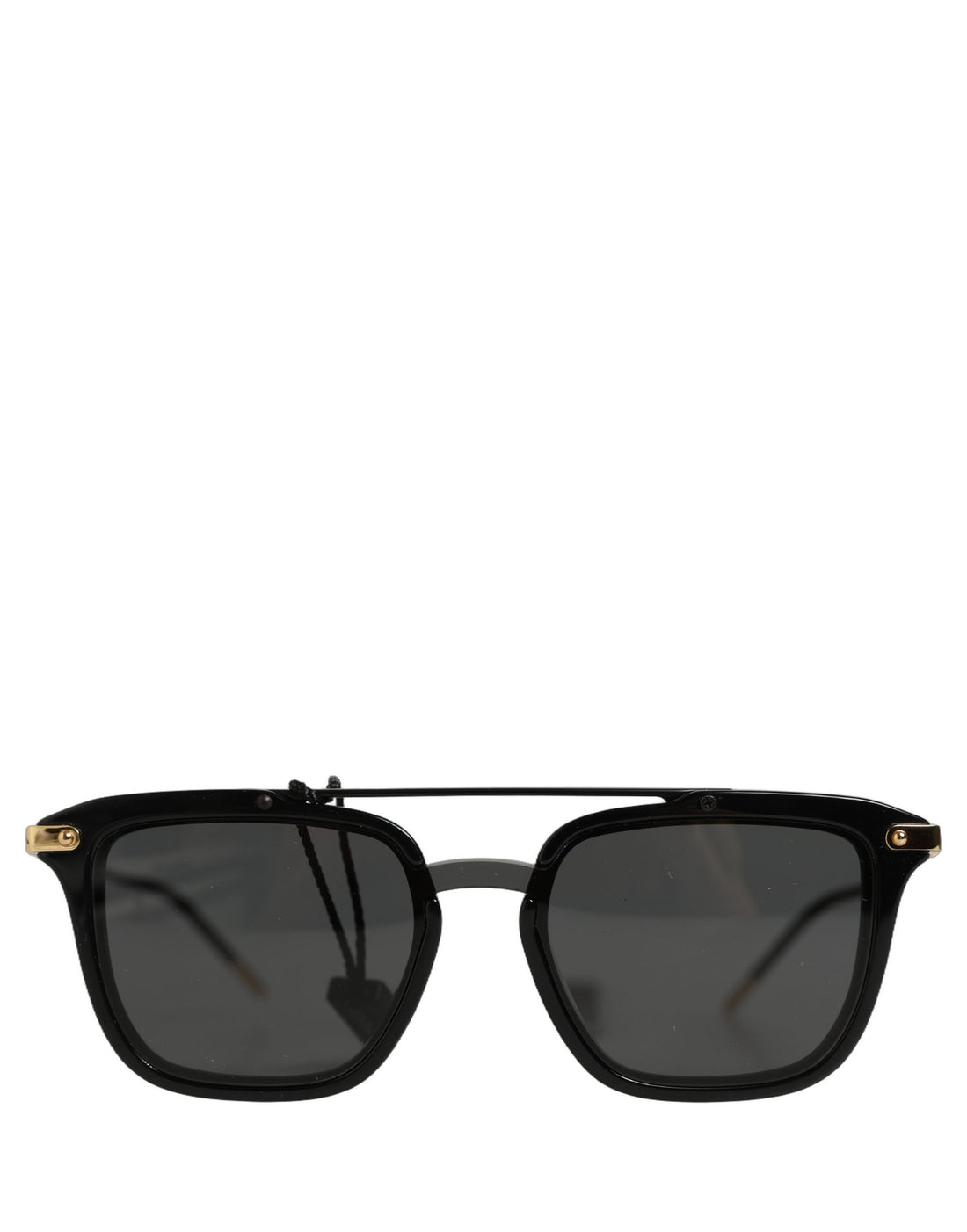 Dolce & Gabbana Black DG4327F Double Bridge Square Frame Sunglasses