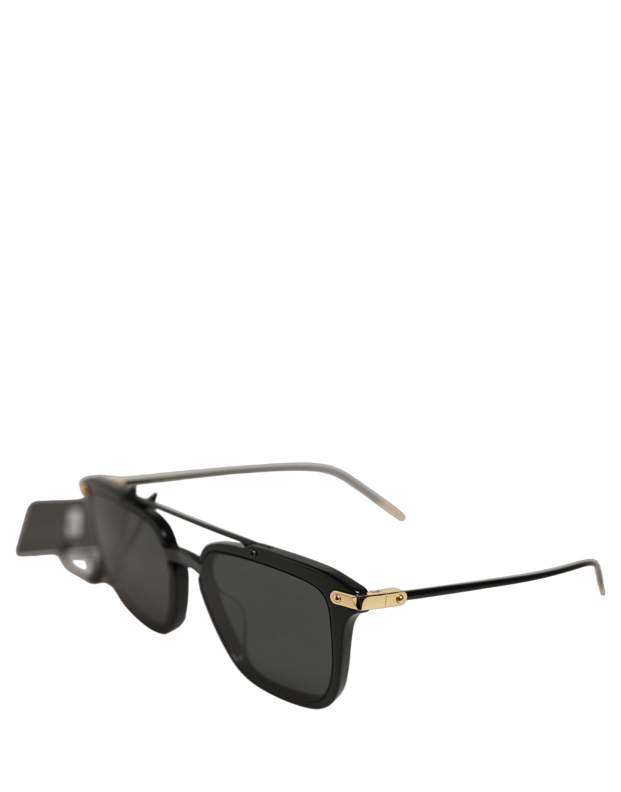Dolce & Gabbana Black DG4327F Double Bridge Square Frame Sunglasses
