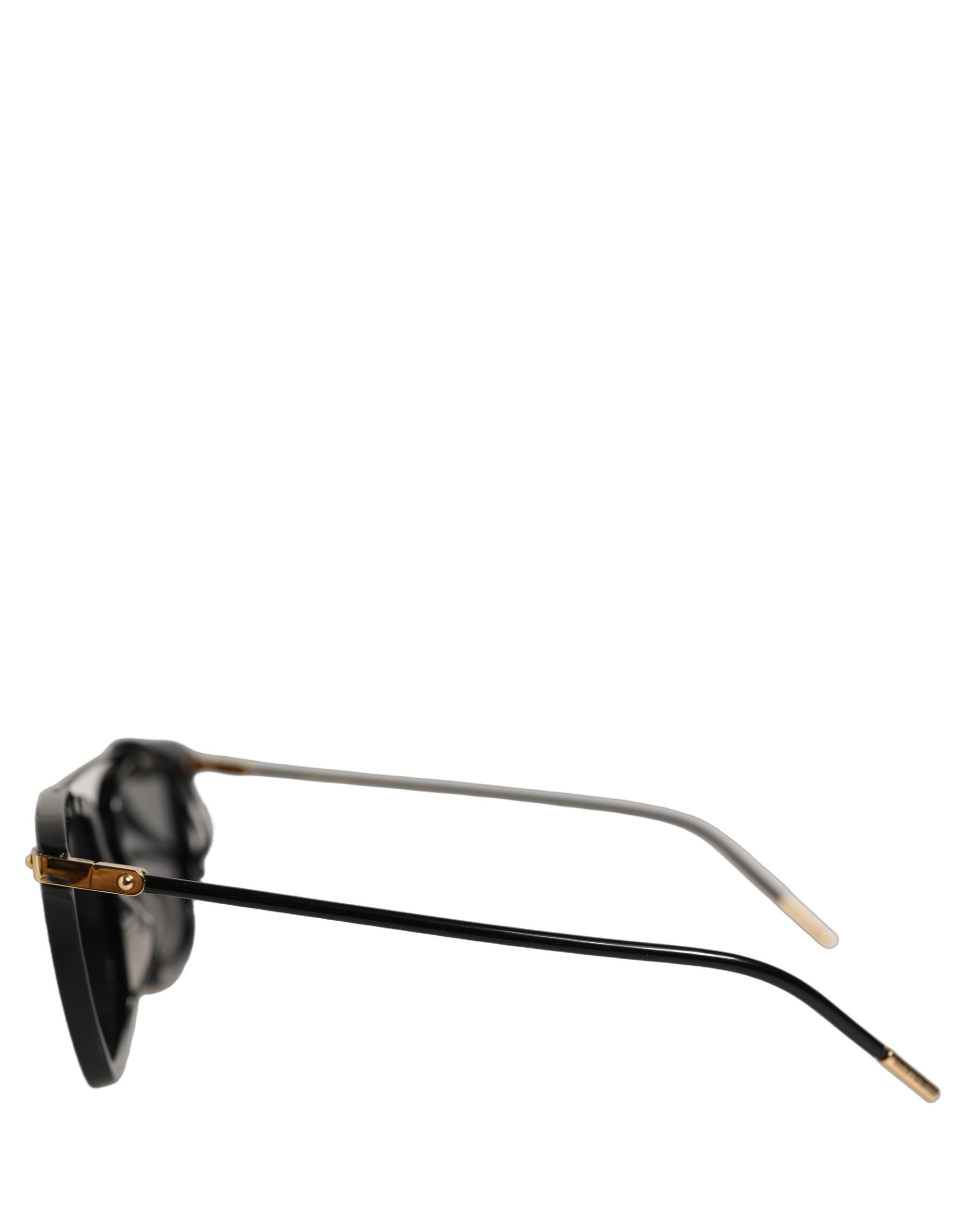 Dolce & Gabbana Black DG4327F Double Bridge Square Frame Sunglasses