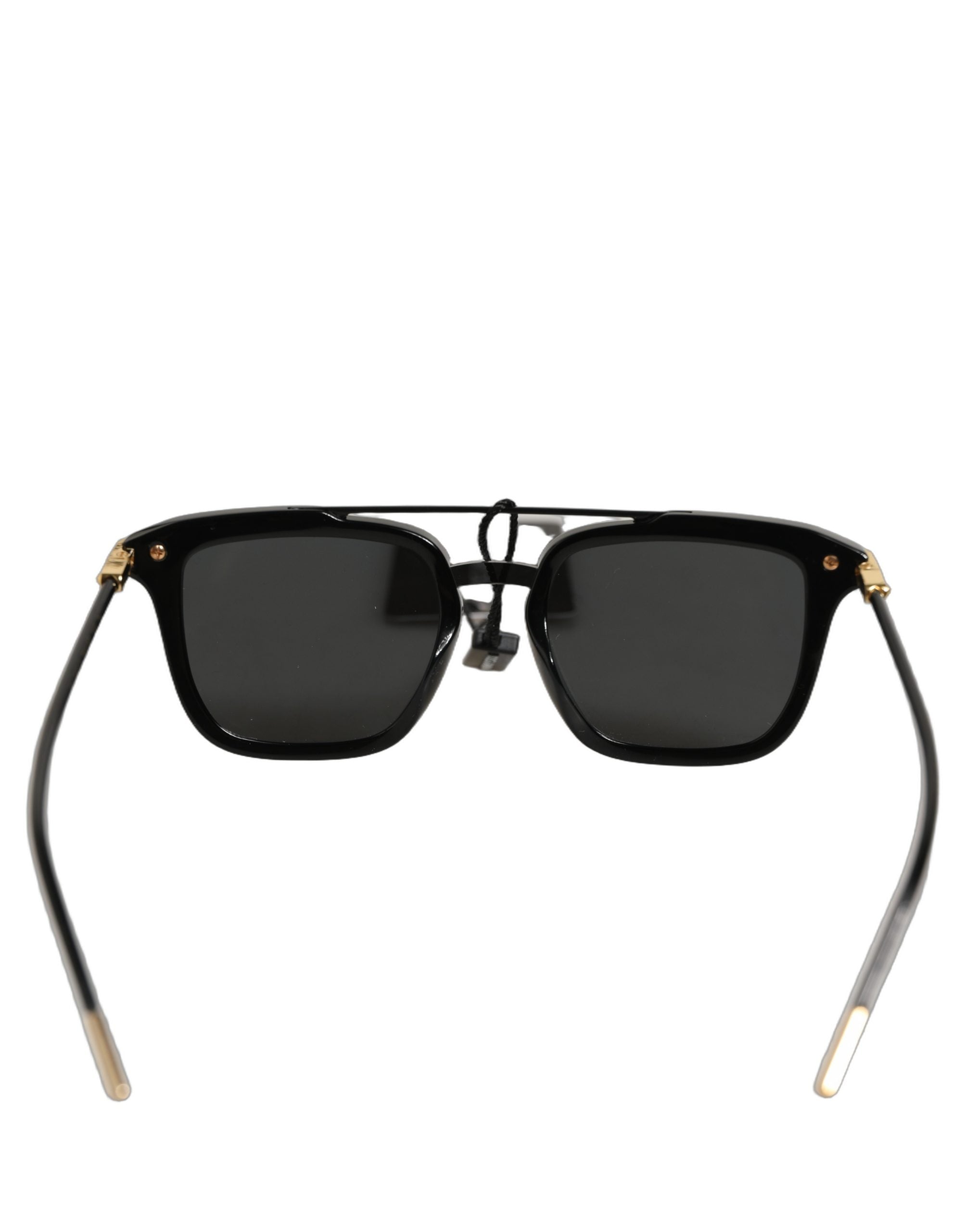 Dolce & Gabbana Black DG4327F Double Bridge Square Frame Sunglasses