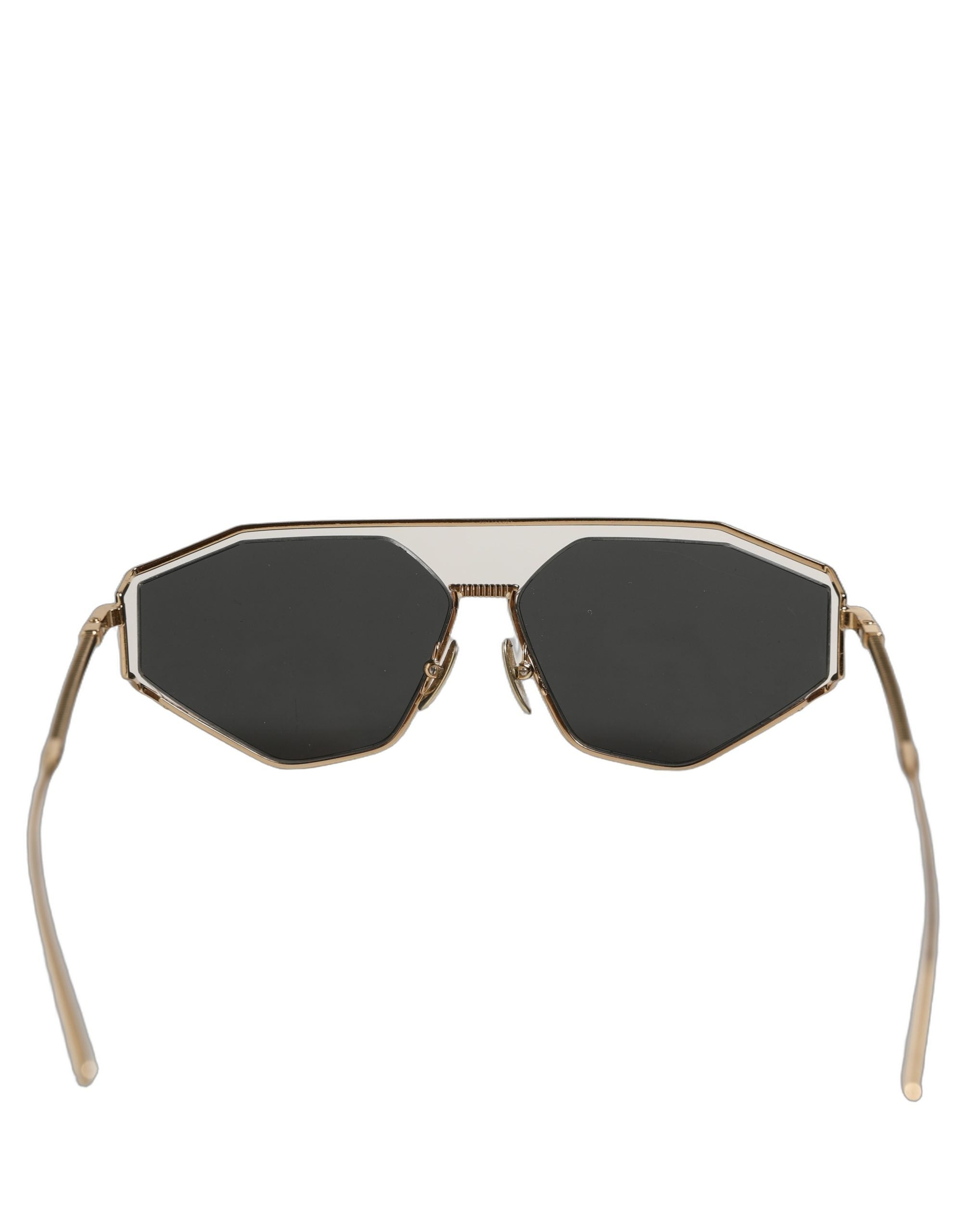Dolce & Gabbana Gold DG2265 Sartoriale Metal Frame Eyewear Sunglasses
