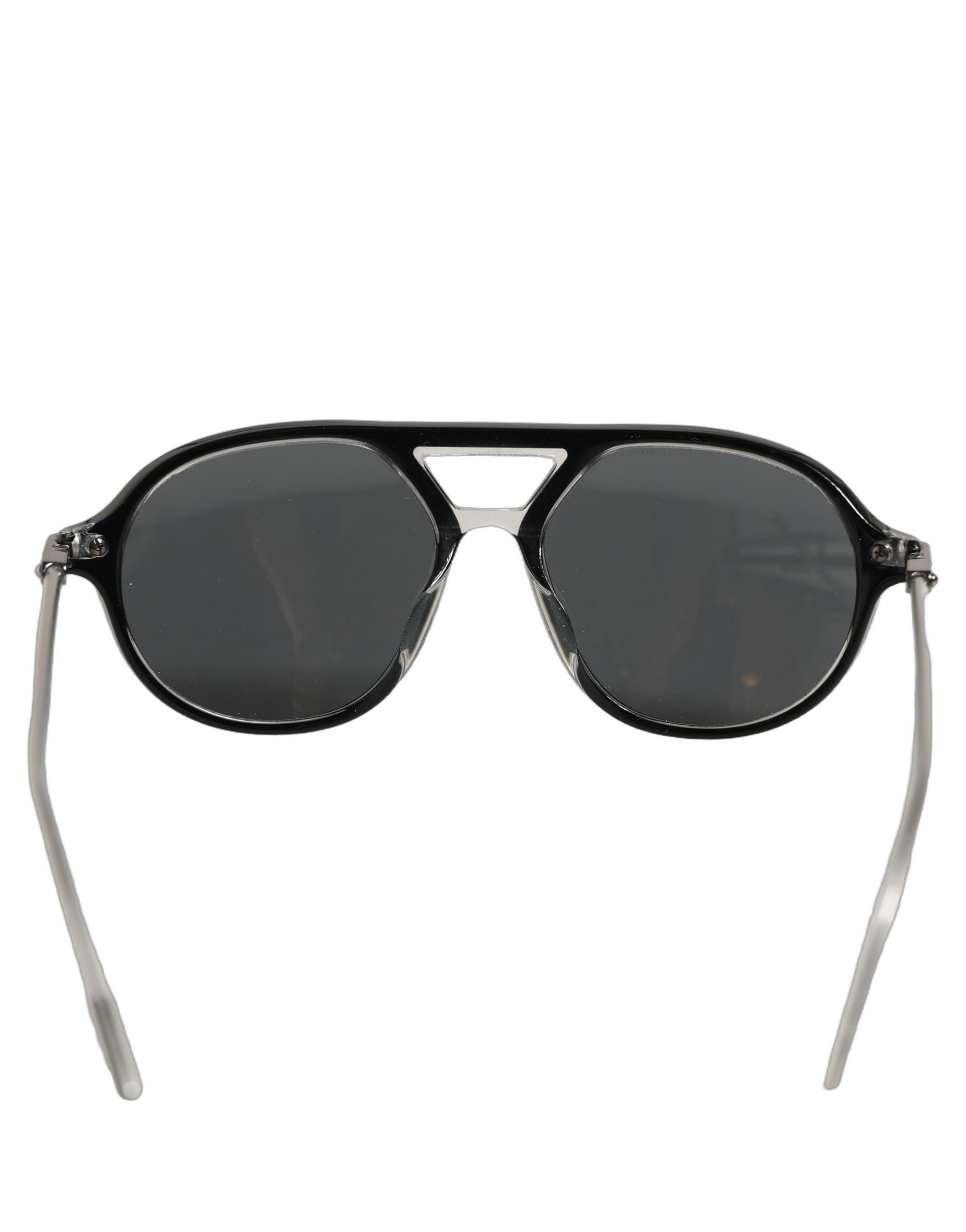 Dolce & Gabbana Black Acetate Frame DG4343F Bridge Detail Sunglasses