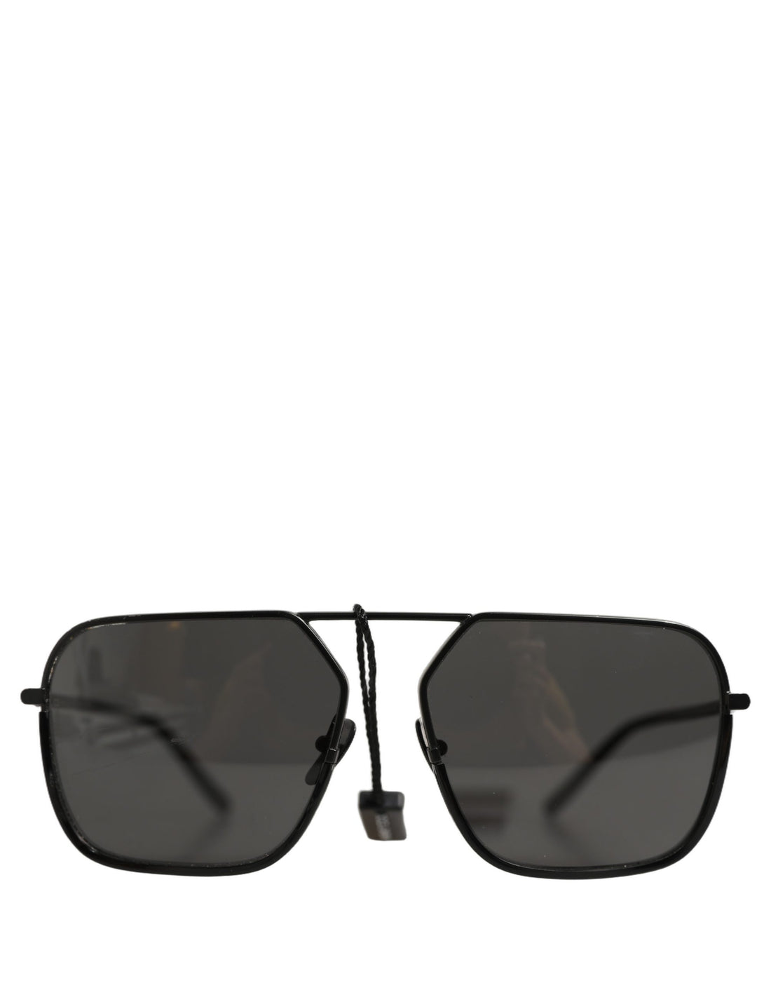 Dolce & Gabbana Black DG2193J Rectangular Metal Frame Eyewear Sunglasses