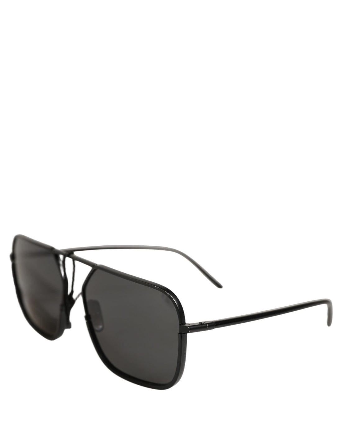 Dolce & Gabbana Black DG2193J Rectangular Metal Frame Eyewear Sunglasses