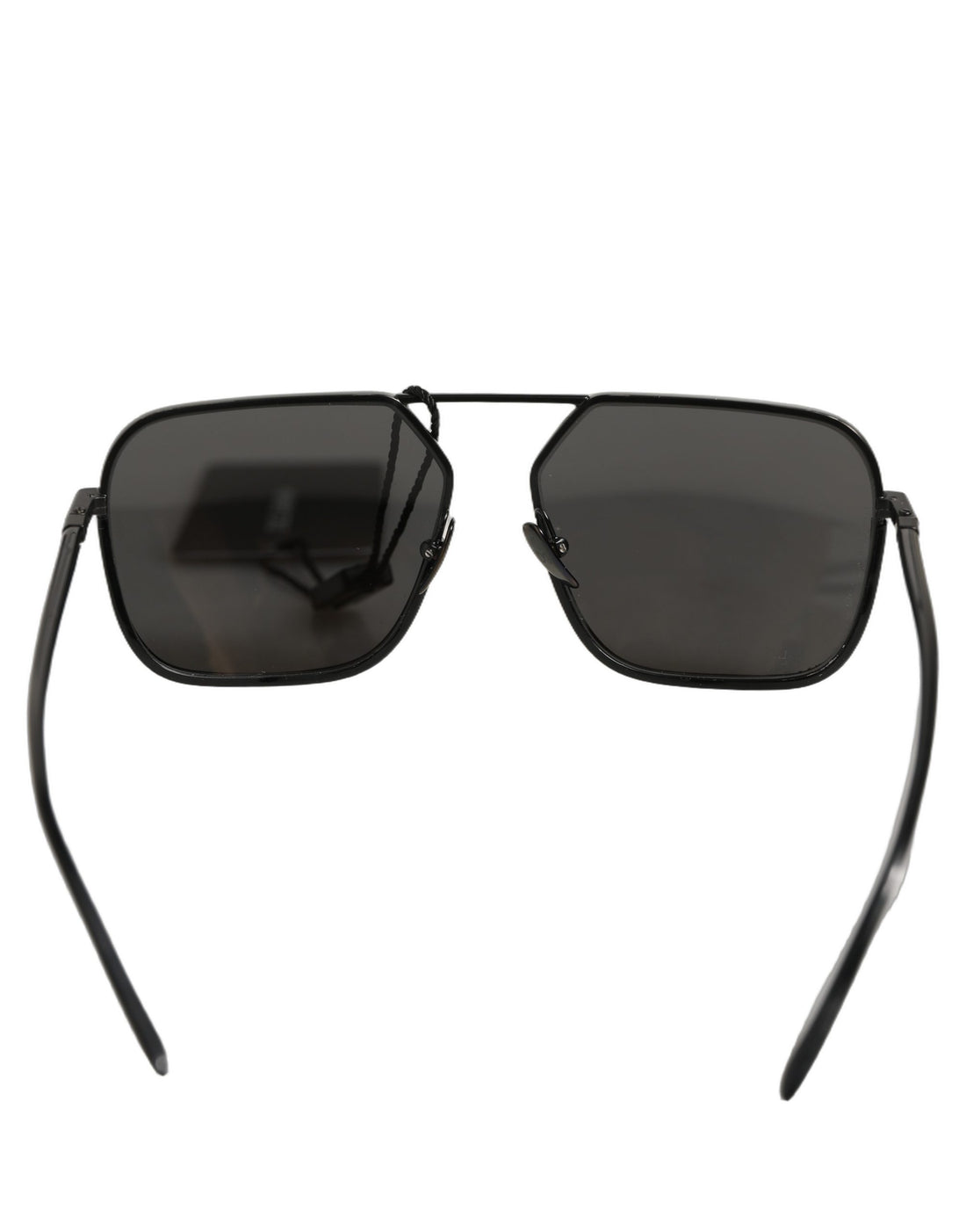 Dolce & Gabbana Black DG2193J Rectangular Metal Frame Eyewear Sunglasses