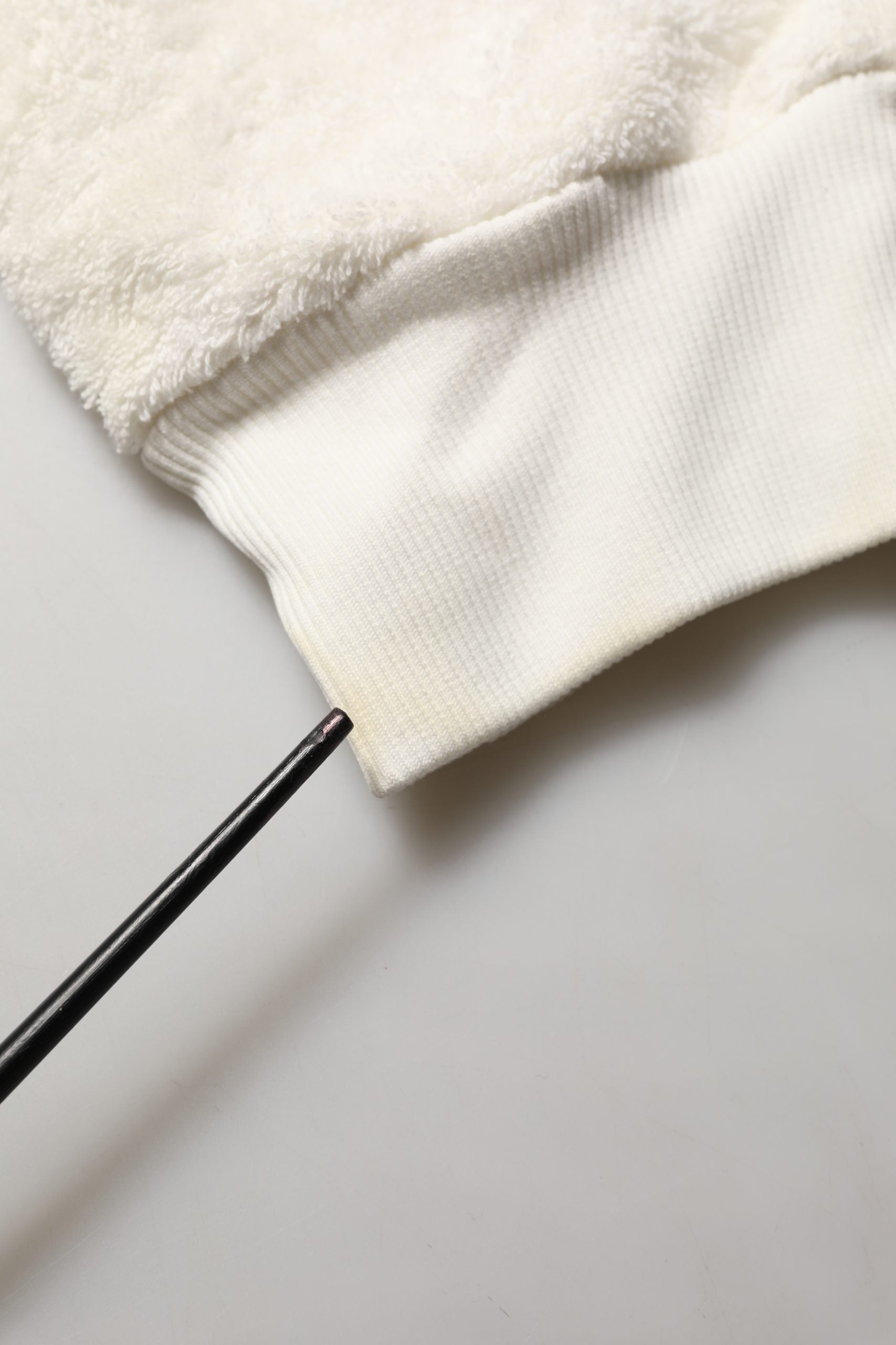 Dolce & Gabbana Off White Terry Cotton Plush Men Jogger Pants